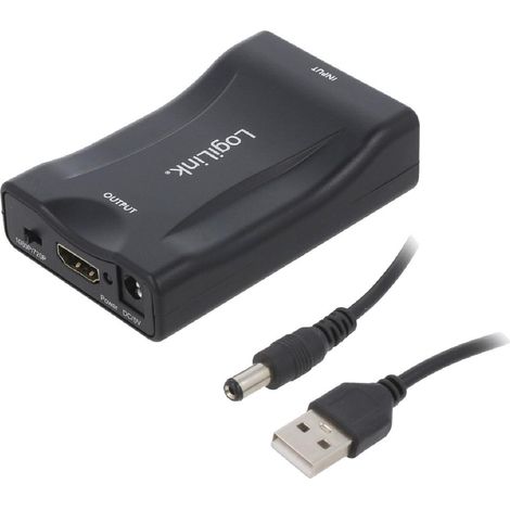 Adaptateur HDMI 1.3 femelle vers peritel femelle noir