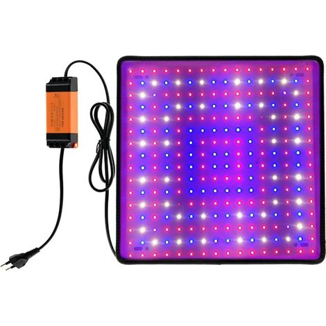 Lampe LED Horticole Croissance Floraison Spectre Complet Lampe Croissance Plante Interieur avec 256 LEDs et Crochet LED Horticole de Croissance[Classe énergétique A] (1/5)