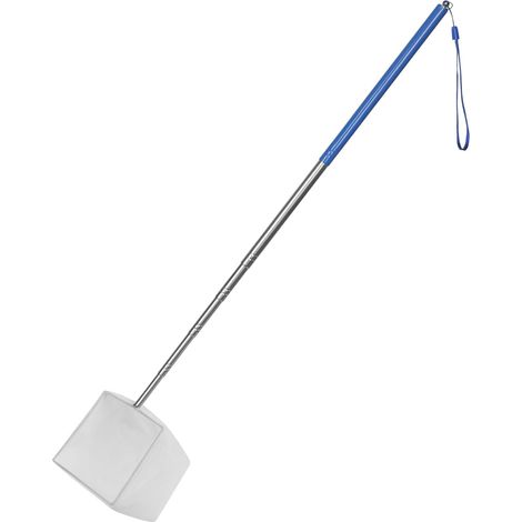 1 Filet Pour Crevettes, Manche Télescopique Acier Inoxydable, Mailles Nylon Souples, Aquariums Et Petits Bassins (1/5)