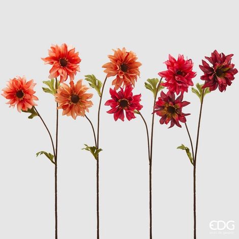 BRANCHE DE DAHLIA ARTIFICIELLE H65CM ASSORTI