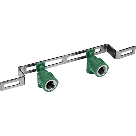 SCELTO DA DESIVERO Gomiti a 90° fil. femmina c/staffa e supporto met. k85 d.20x1/2 codice prod: DSV02268 (1/4)