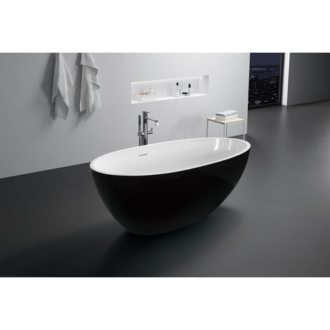 Mineralguss-Badewanne BICOLA (freistehend) (1/2)