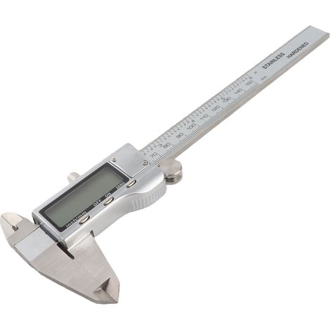 Pied à coulisse numérique en acier inoxydable réglable jauge de précision 0-150 mm (1/5)