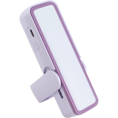 Éclairage sous meuble avec support, 3 températures de couleur, lampe de placard, protection des yeux, intensité variable, rechargeable par USB, violet (1/5)