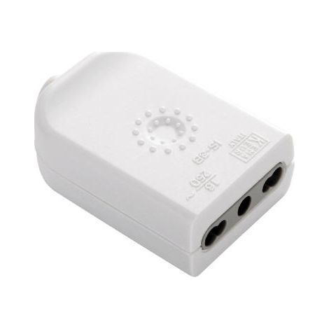 ENCHUFE MÓVIL 10/16A 2P+T - Blanco