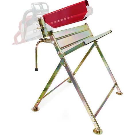 Chevalet De Sciage Tronçonnage avec guide Pour Bûches, 4 Pieds, Stable (1/3)