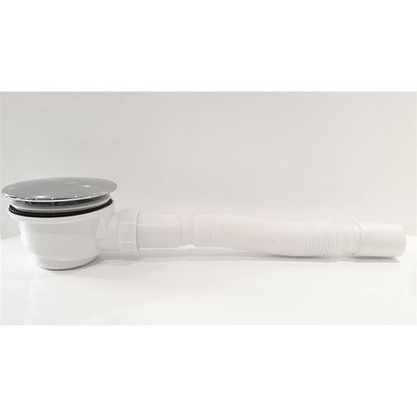 BuyLando Ablaufgarnitur 90 mm – Ablaufloch mit Geruchverschluss Siphon für Duschwannen (1/2)