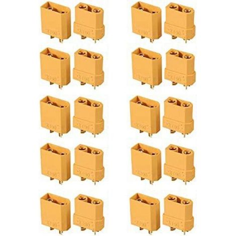 10 Paires Connecteurs Batterie XT90 XT90H Fiche Banane pour Batterie LiPo (1/4)