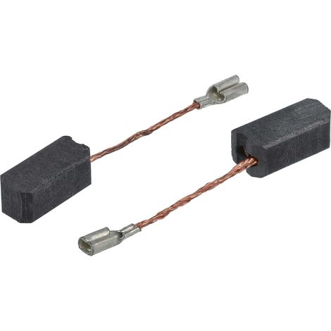 vhbw 2x spazzola carbone 6,3 x 7 x 15,2 / 6,3 x 7 x 15mm compatibile con Flex F 1509 smerigliatrice