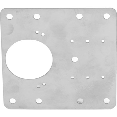 Charnière de placard réparation plaque kit inox pour meuble cuisine porte étagère armoire accessoires quincaillerie (1/5)