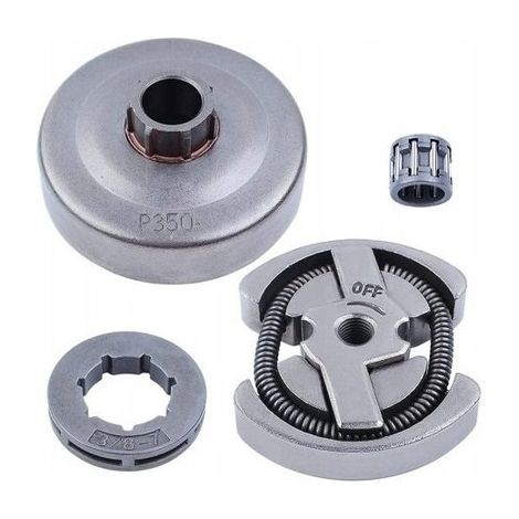 CESTA DE EMBRAGUE HUSQVARNA TAMBOR + EMBRAGUE 137 142 236 136 141 KIT DE ACERO