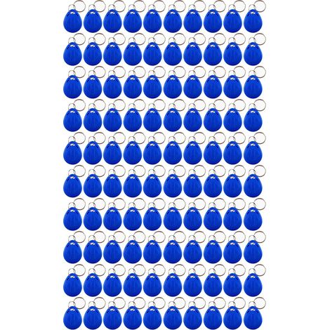 Porte-clés de serrure de porte étanche, Portable, léger, carte d'identité de proximité intelligente pour résidentiel bleu.