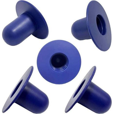 Bouchons de vidange pour piscine hors sol – Lot de 5 bouchons universels en PVC résistant pour filtres Intex et Bestway (1/4)