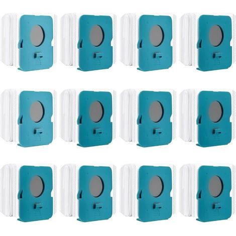 12 Pièces Sac à Poussière Clean Station pour Samsung Bespoke Jet VCA-ADB95, Sacs de Rechange pour Aspirateur, Sacs d'Aspirateur, Accessoires pour Aspirateurs (12) (1/4)
