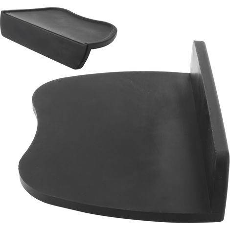 Support de tasseur à café en silicone épais, noir, pour la cuisine (1/5)
