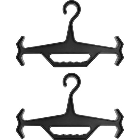 2pcs Military Vest Display Hanger Professional Strong Load Capacity Scuba Diving BCD Hanger for Surfing Scuba Diving Suit Military Vest Black (1/5)