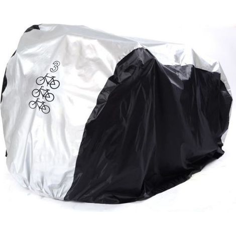 Housse Casque - Nylon Double Couture - Imperméable - Pour Scooter Et Moto - 200 x 105 x 110 cm - Noir