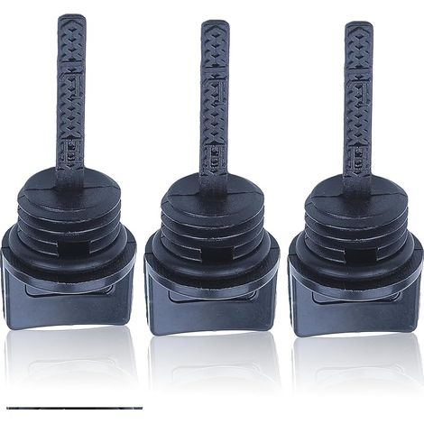 3 pièces Tappo di riempimento olio compatible avec Honda GX110 GX120 GX160 GX200 Series, pièces de rechange de tondeuse à gazon accessoire de moteur remplacent 15600-ZE1-003 (1/5)