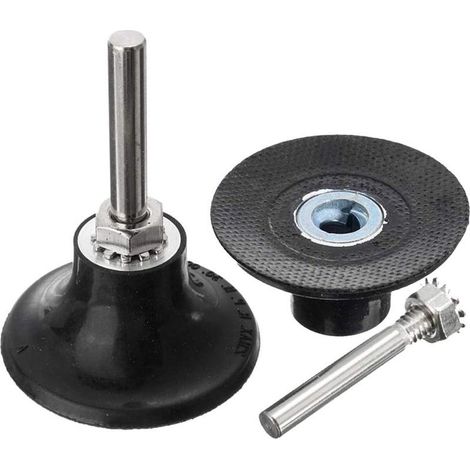 2 Stück 45-mm-Polierscheibenhalter mit 6,35-mm-Schaft, Schnellwechsel-Rundscheibenhalter mit Verriegelung für Rotationsschleif- und Polierwerkzeuge (1/5)