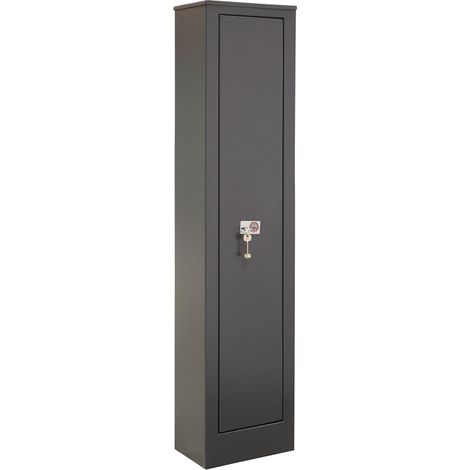 ARREGUI Domus ARM050335 Armero de Acero para 5 Escopetas, con cajón interior, Caja Fuerte para Armas (válido para escopetas, no homologado para rifles)