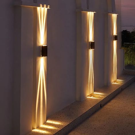 Applique murale LED noire 7W, style moderne et chaleureux, pour chambre, couloir ou salon (1 unité) (Référence produit : 92303513 Référence de l’offre : 711liu50) (1/4)