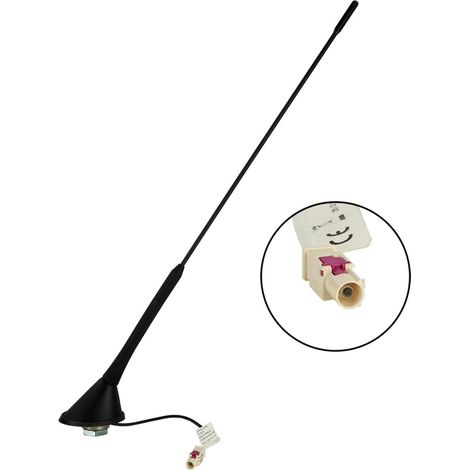 Antenne de toit AM-FM inclination 60 degres Alimentation 12V phantom