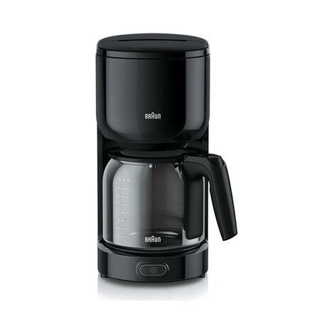 Cafetera de filtro manual Braun KF 3120 BK, 10 tazas, color negro (1/4)