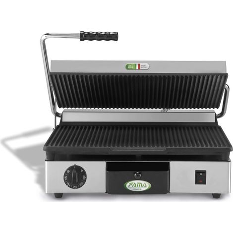 Grill de contact rainuré large - Fama