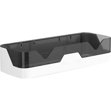 Estante de almacenamiento de pared: organizador extraíble y con drenaje de gran capacidad, ideal para guardar cosas en la pared de la ducha. (1/5)