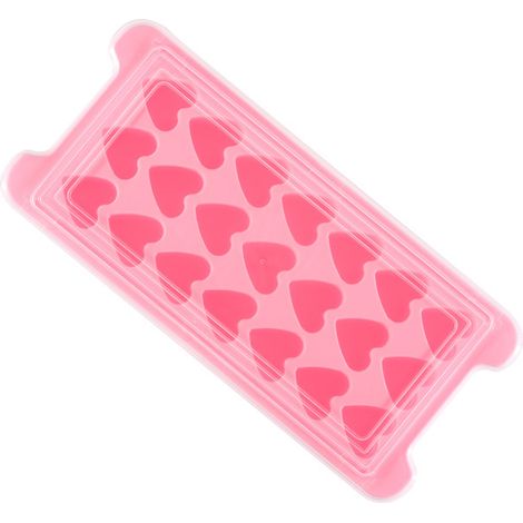 Moules à glaçons en silicone amusants pour réaliser des glaçons en forme de cœur, démoulage facile pour cocktails et whisky.