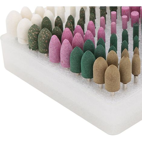 100 Pièces Roue à Lamelles Corindon Rouge pour Meulage Métal Accessoires Ponçage Électrique (1/5)