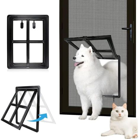 Porte pour animaux de compagnie Porte pour chiens et chats - Grand 30,5 cm x 40,6 cm (12" x 16") (1/4)