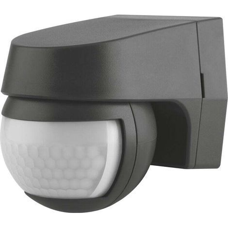Détecteur de mouvement infrarouge LED étanche – Portée jusqu'à 12m – Angle de détection 180° – Montage mural extérieur – IP44 - AC100-240V
