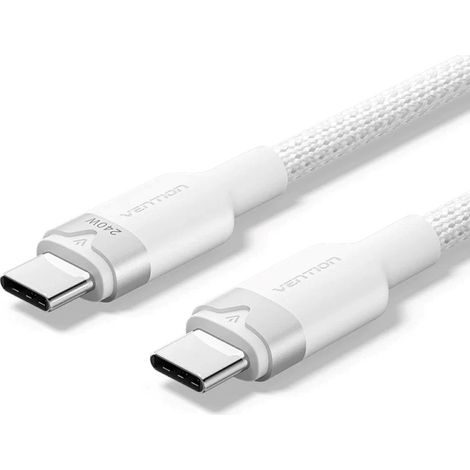 Câble USB-C vers USB-C Vention USB 2.0 5 A 240 W 1 m Noir (1/4)