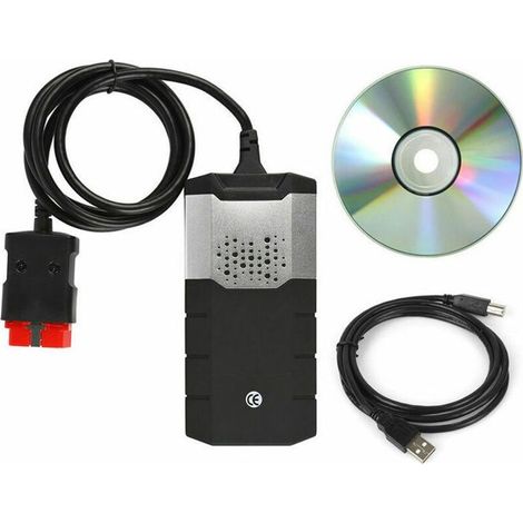 Vci Vd Ds150E Cdp Pro pour Delphis 2016.R0 avec Bluetooth Ds et Keygen Obd2 Outil de Diagnostic Activateur Scanner Noir