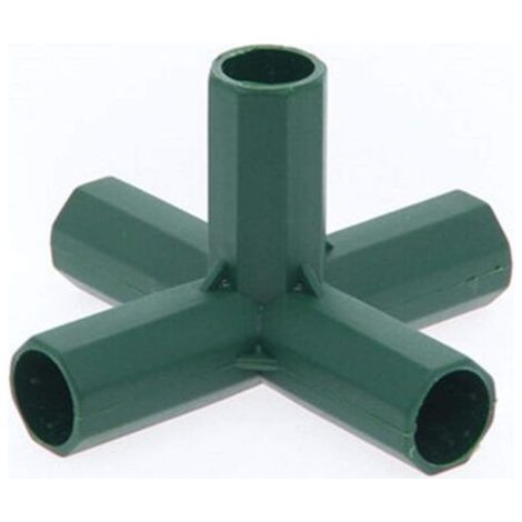10 Stück 16 mm PVC-Anschluss 5 Arten stabile Halterung Hochleistungs-Gewächshausrahmen-Konstruktionsverbinder (1/5)