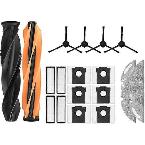 Filtre pour aspirateur brosse pour aspirateur Filtre de brosse pour aspirateur filtre de 20 Dreame D20 Plus Aspirateur Main Side Brosse Serpillière Filtre Dust Bags (1/5)