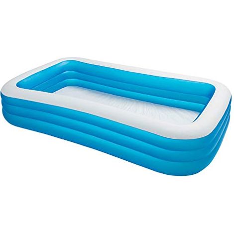 Intex 58484NP - Piscina Family, 305 x 183 x 56 cm, Azzurro/Bianco