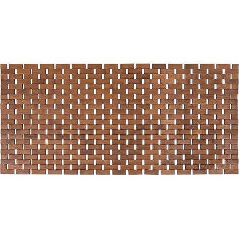 Bambusrost mit rutschhemmung 45x100 cm - braun - Tendance