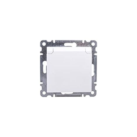 LUMINA2 PRISE SIMPLE AVEC/U 16A AVEC RABAT IP44 BLANC WL1120 HAGER POLO 8694407000514