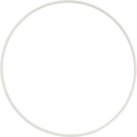 Graine Créative - Armature abat-jour cercle Rilsan Diamètre 45 cm blanc