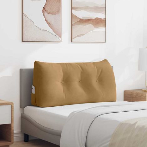 Rückenkissen Braun 100 x 24 x 50 cm Samt