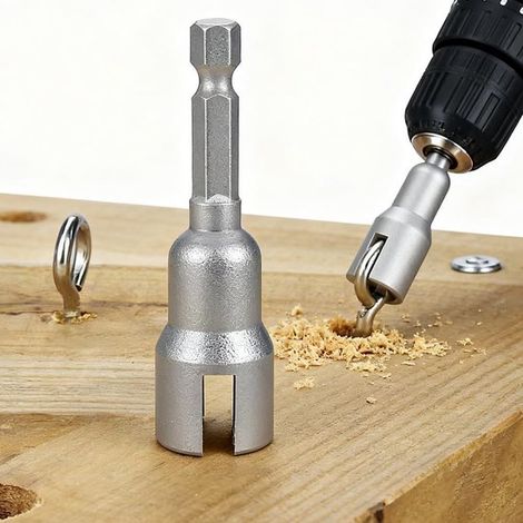 6 clés plates, 4 clés à fente et clés papillon, clé papillon de 0,7 pouce pour perceuses (1/2)
