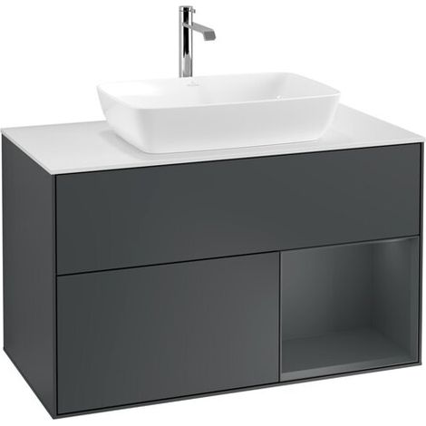Villeroy & Boch F781HGHG Meuble sous-lavabo Finion F78 (1/2)