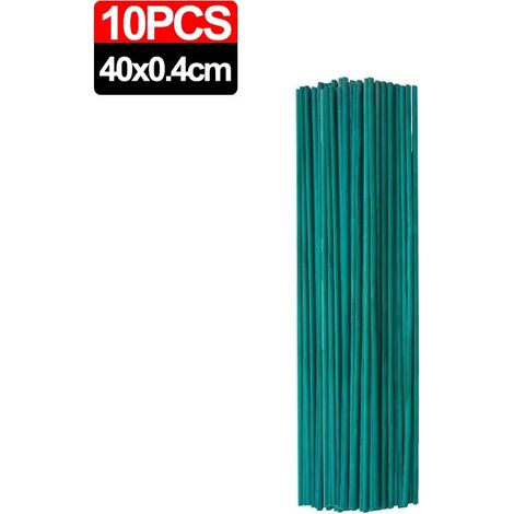 (10 pièces) Tuteurs pour plantes grimpantes, cannes en bambou, tuteurs pour plantes en pot, tuteurs pour tomates, supports pour fleurs, outils de jardinage (1/4)