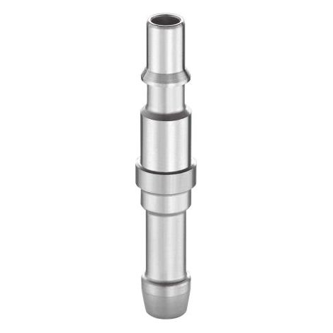 Embout pour raccords rapides pneumatiques PREVOST, Tuyau cannelé 10mm ISO C6 en Acier traité ( Prix pour Sachet de 2 )
