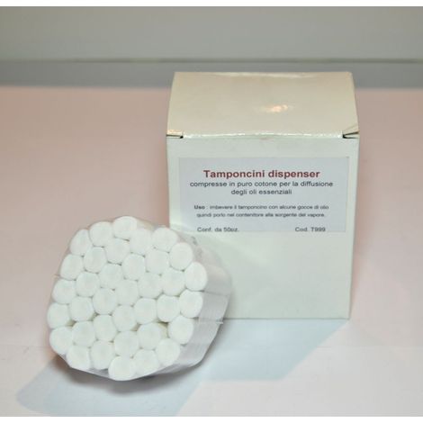 Tamponcini dispenser - per diffusione di oli essenziale Metacril T100