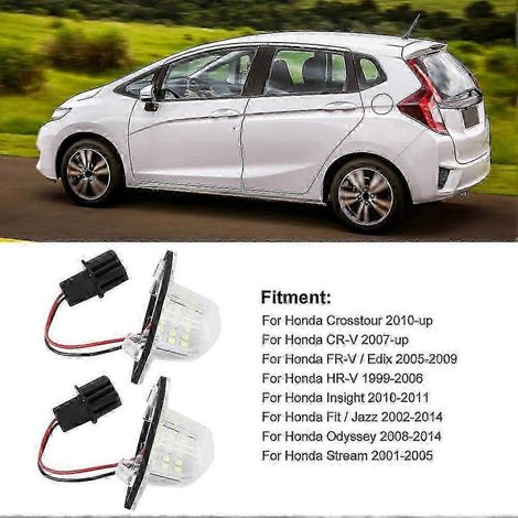 Stück 18 LED Kennzeichenbeleuchtung links & rechts für Honda Fit / Jazz 2002-2014 Edition 0120