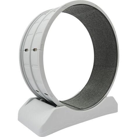 Ruota per gatti, design sicuro, incoraggia l'esercizio fisico, colore grigio (1/2)