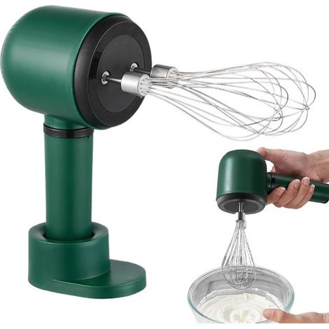 Frullatore a immersione - Sbattitore da cucina - Per cuocere al forno - Tecnologia a doppia testa - 3 velocità - Bianco (1/5)